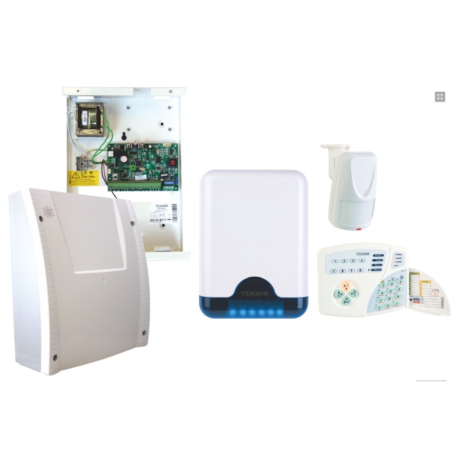 TEKNIM VAP-404PT KABLOLU ALARM SET AKÜ HARİÇ