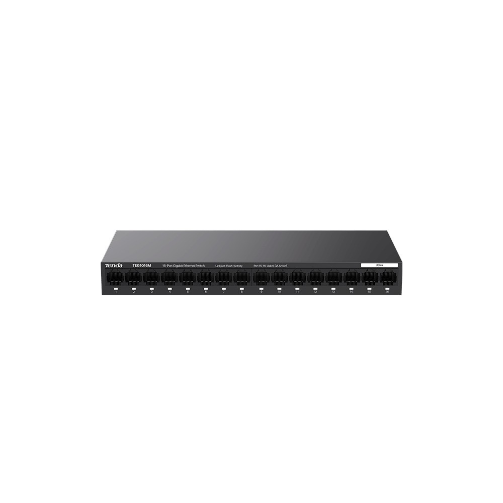 TENDA TEG1016M 16 PORT 10/100/1000 YONETILEMEZ DESKTOP SWITCH
