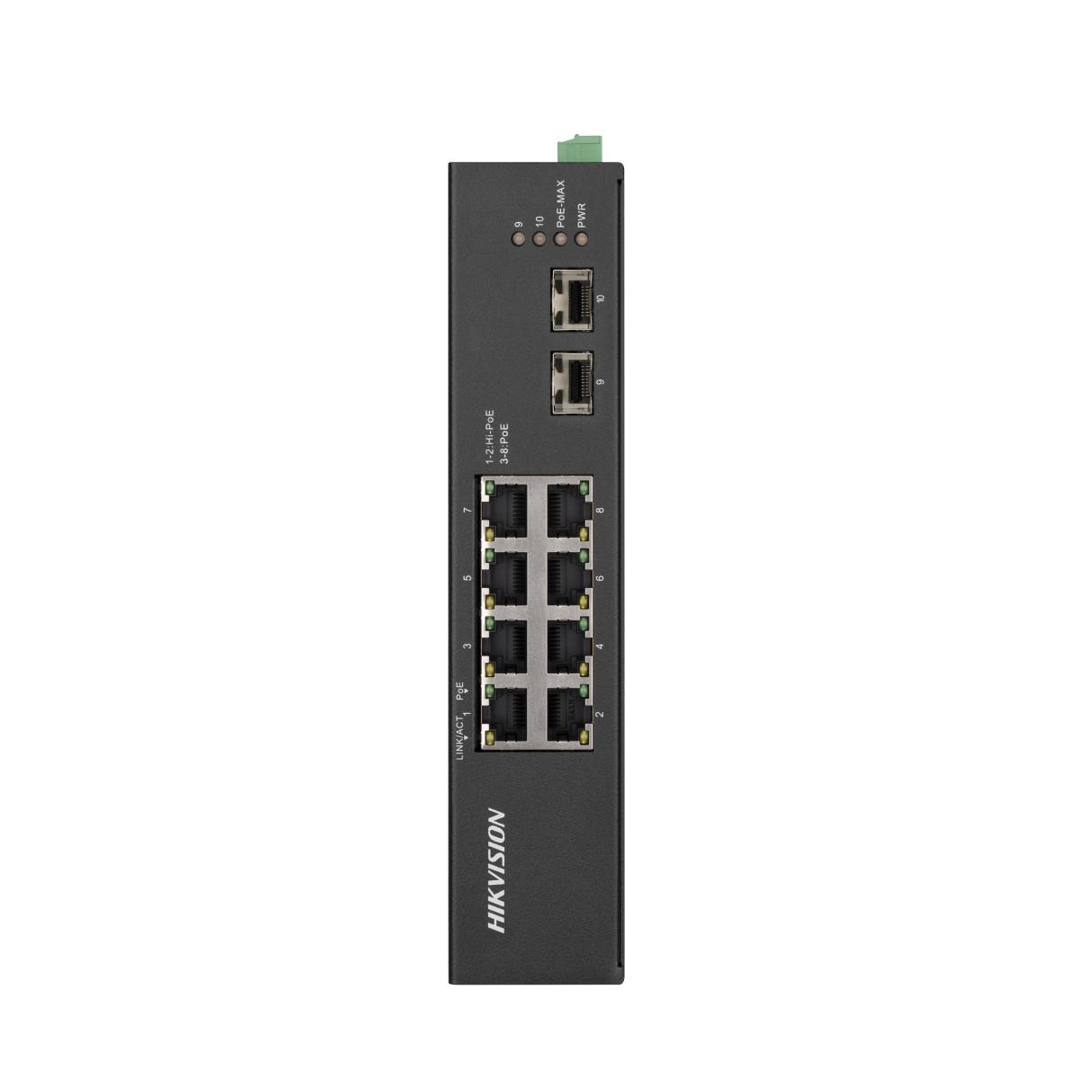 HIKVISION DS-3T0510HP-E/HS 8 PORT POE 10/100/1000 2xSFP 120W SWITCH