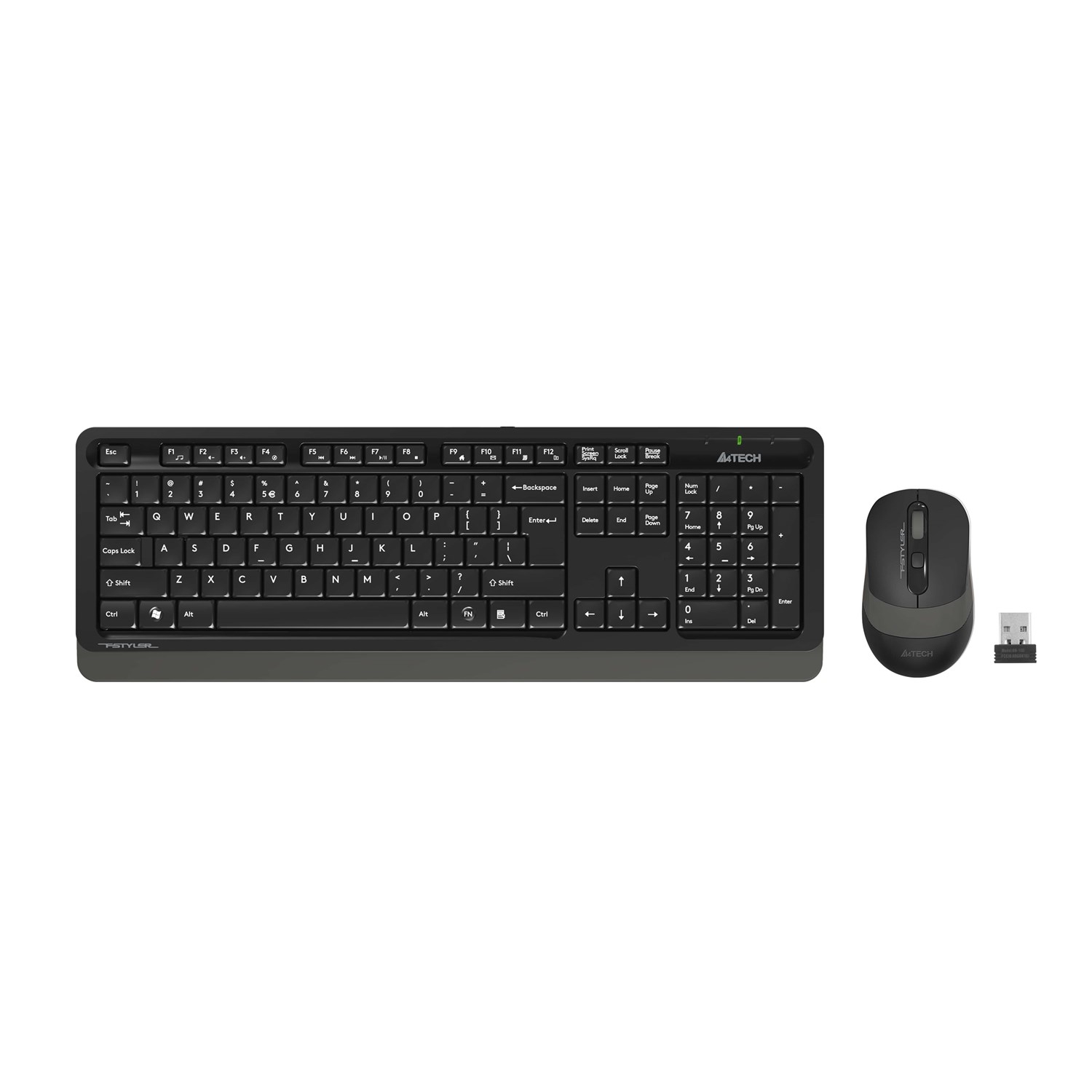 A4 TECH FG1010 KABLOSUZ STANDART GRİ Q KLAVYE MOUSE