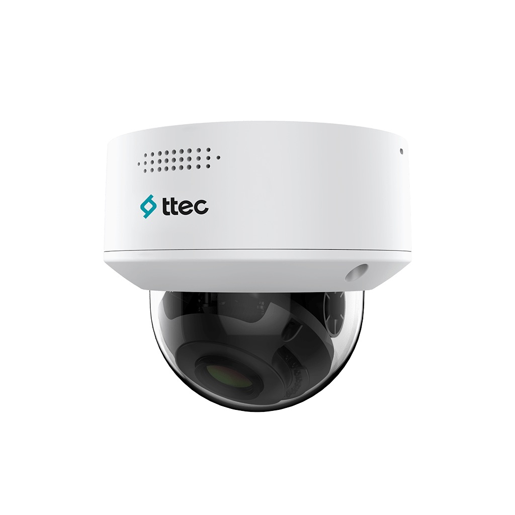 TTEC IPDP-2330L-MZ 2MP 2.8-12MM MOTORIZE 30MT DAHİLİ SESLİ H265+ IP67 SMART LED IP DOME KAMERA