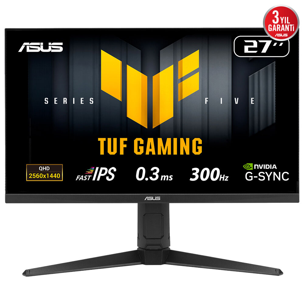 ASUS TUF GAMING VG27AQML5A 27" 0.3MS 300Hz 2K HDMI/DP PIVOT IPS LED GAMING MONITOR